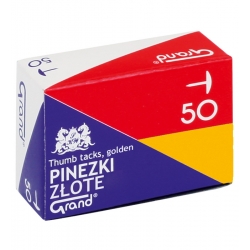 Pinezki GRAND /50szt. złote